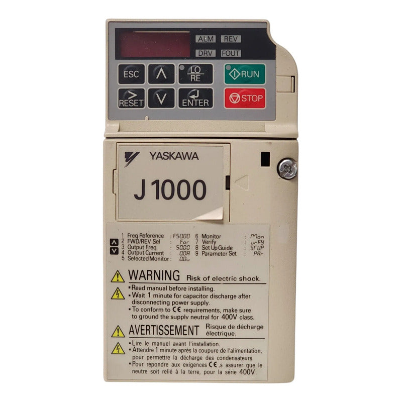 Yaskawa Cimr-jc2a0006baa Variador J1000 1.1kw 200-240v