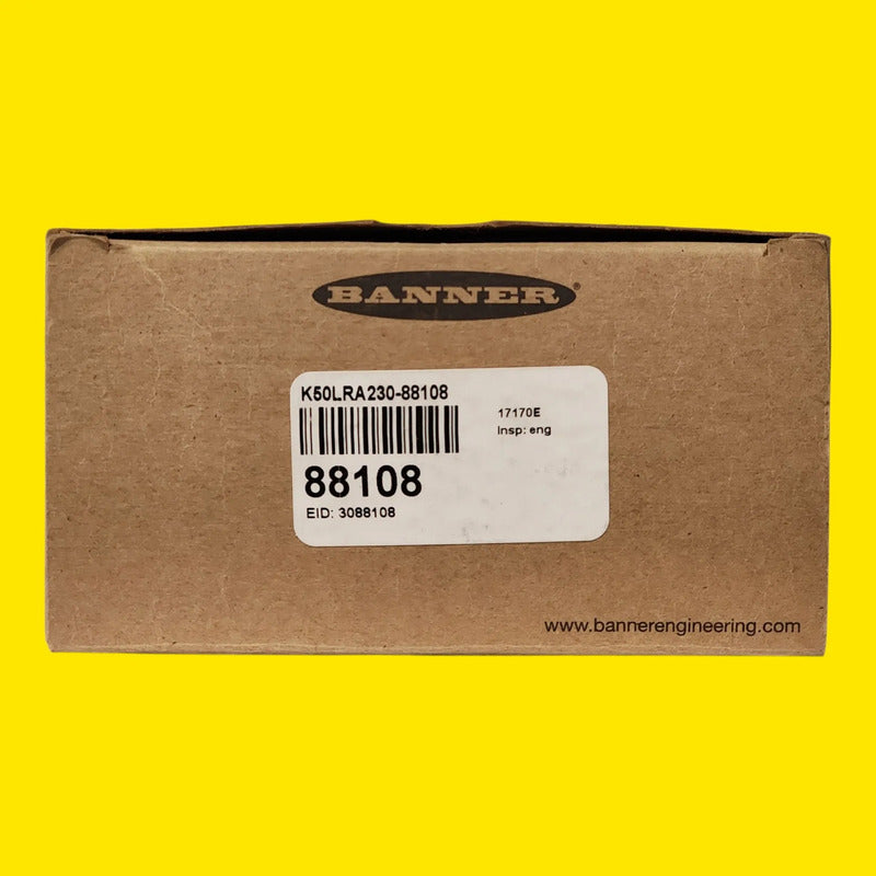 Banner 88108 K50lra230 Indicador Led Rojo 230vac Ip67 M30