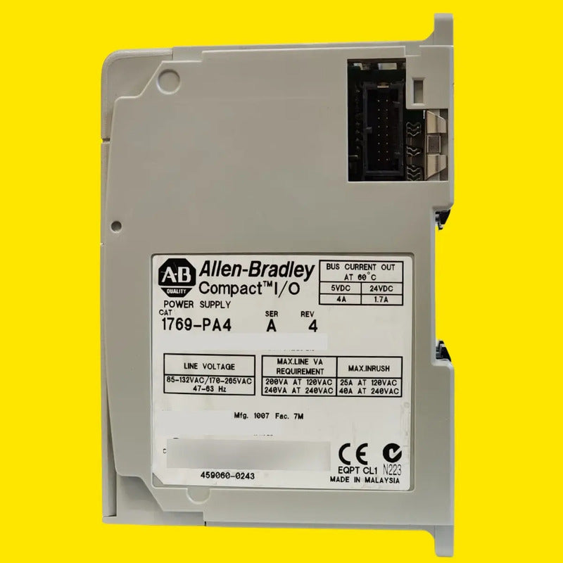 Allen Bradley 1769-pa4 Fuente Alimentación Compactlogix 120/