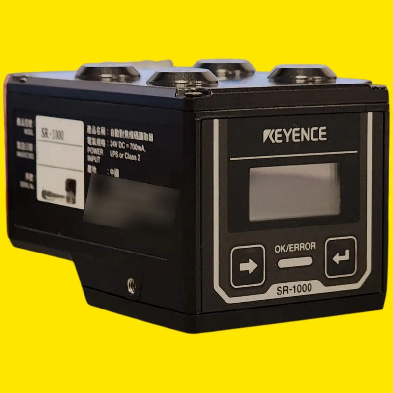 Keyence Sr-1000 Lector De Códigos 1d Y 2d Negro Cable De Alimentación Y E/s I/o