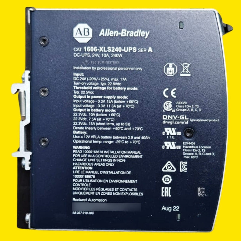 Allen-bradley 1606-xls240-ups 24v 10a