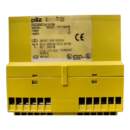 Pilz 775507 Pu3z 230vac Rele De Seguridad