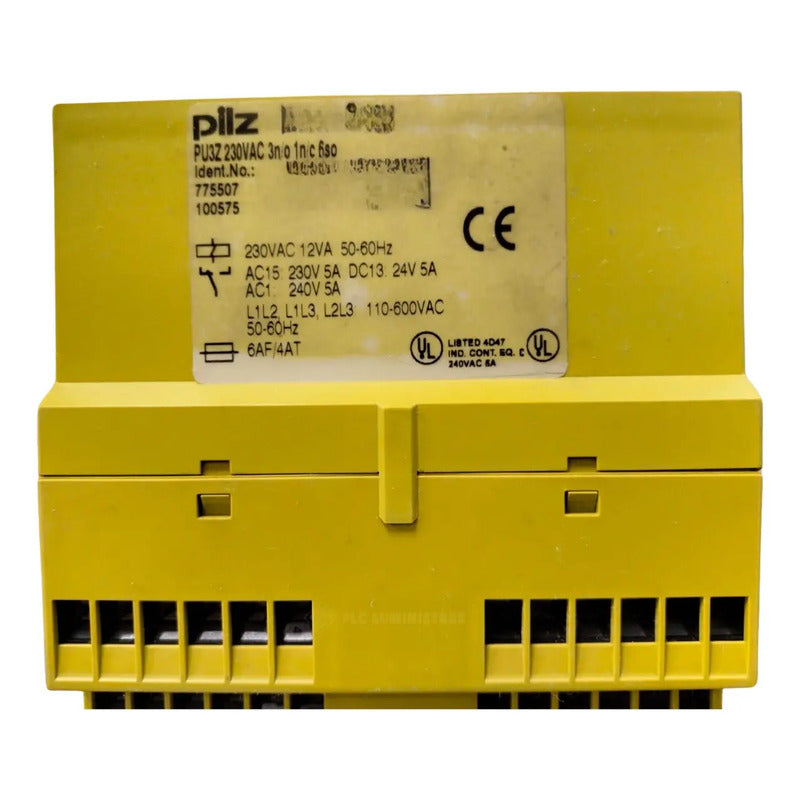 Pilz 775507 Pu3z 230vac Rele De Seguridad