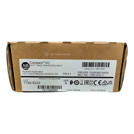 Allen Bradley Módulo De Entrada. 1769-iq32