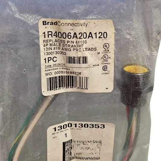 Brad Connectivity 1r4006a20a120 4pins P/n 41103