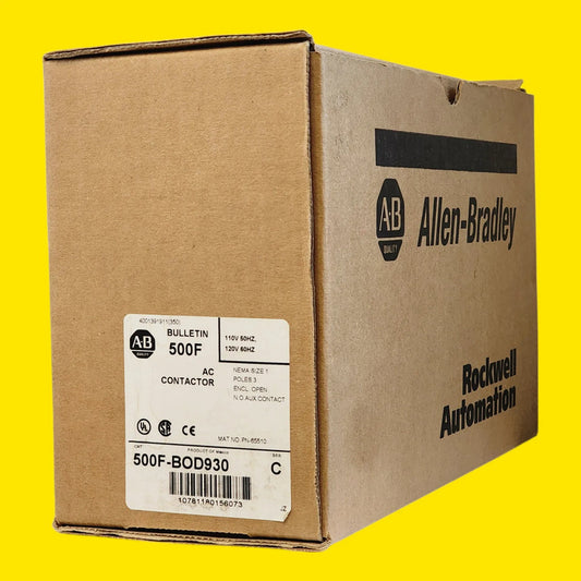 Allen-bradley 500f-bod930 Contactor Nema Size 1 27a 120v Caja Abierta/con Etiqueta