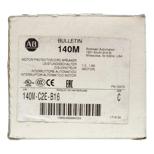 Allen-bradley 140m-c2e-b16 Guardamotor Breaker (no Incluir)