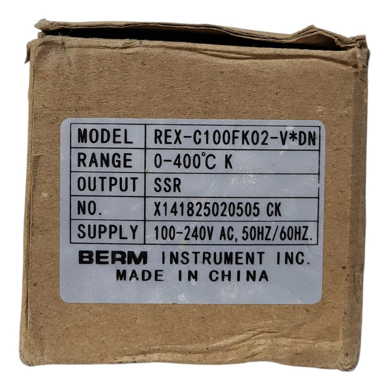 Berm Rex-c100fk02-v*dn Controlador De Temperatura