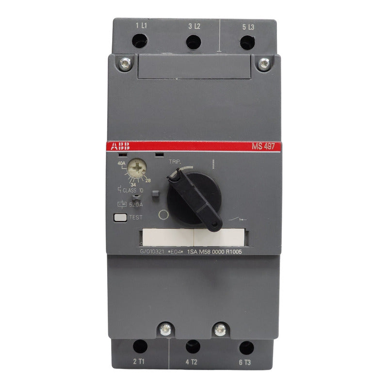 Guardamotor Abb Ms497 1sam580000r1005 28-40a 3p Industrial 50 / 60 Hz