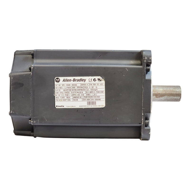 Servomotor Allen-bradley Mpl-b540k-sk22aa Low Inertia Ac