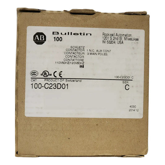 Allen-bradley 100-c23d01 Contactor 110v50/120v60hz