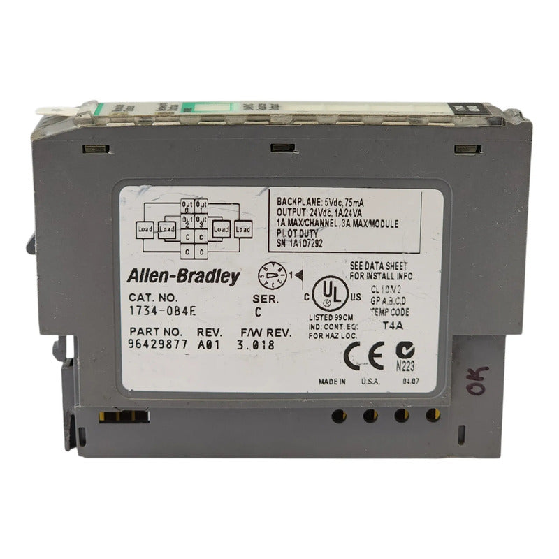 Allen-bradley 1734-ob4e Modulo 4 Salidas Digitales Dc
