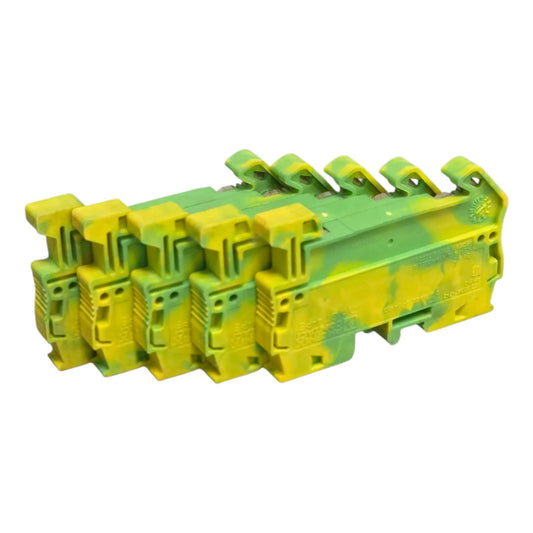 Phoenix Contact St 4-pe Clema Tierra Para Riel Din Verde/amarillo