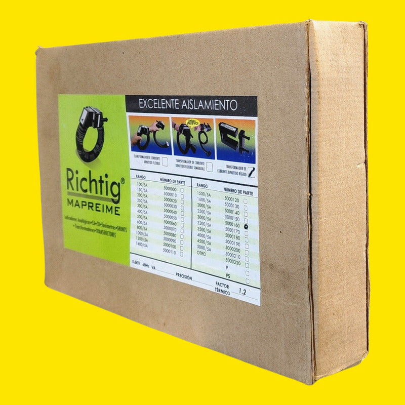 Transformador De Corriente Richtig Mapreime 5000160 Toroidal Negro