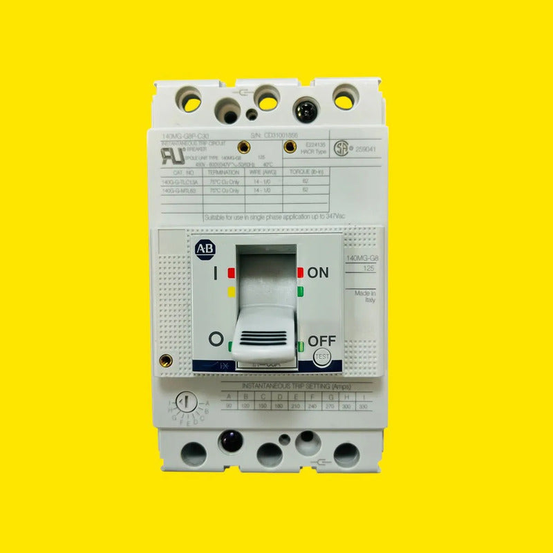 Interruptor Termomagnetico Allen Bradley 140mg-g8p-c30 30a