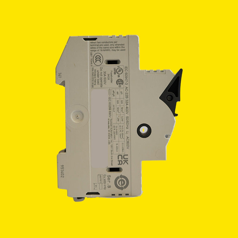 Portafusible Allen Bradley 1492-fb3m30-l Riel Din