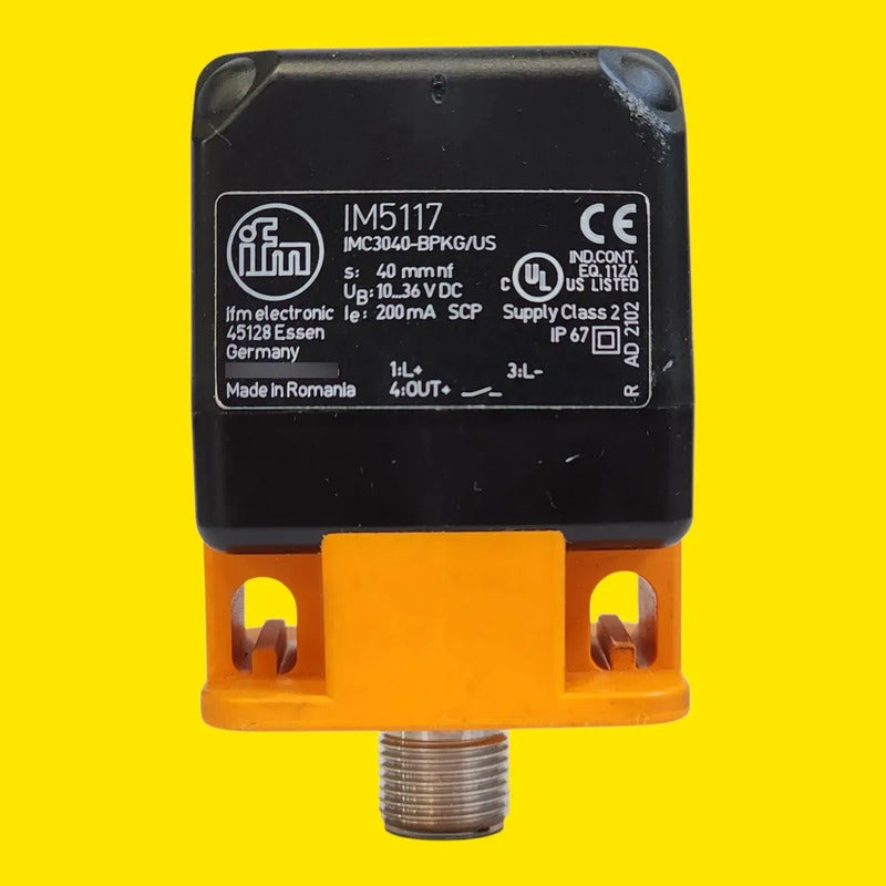 Ifm Im5117 Sensor Inductivo Pnp 40mm Ip67