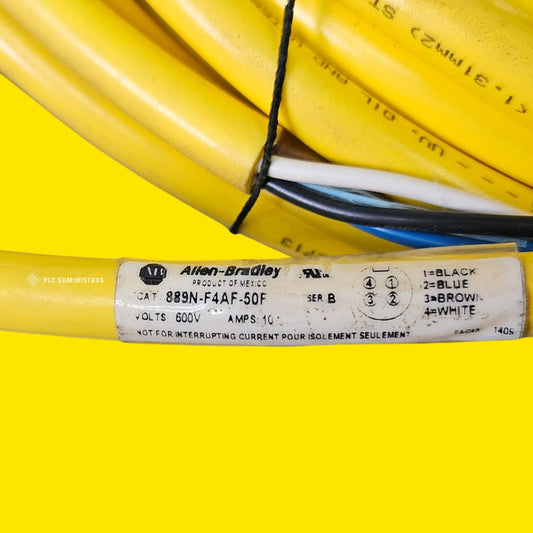 Allen-bradley Cable Qd Corset 4 Pin 889n-f4af-50f