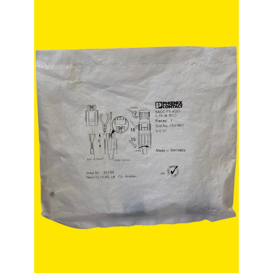 Phoenix Contact Sacc-fs-4qo-0,75-m Sco Conector 1521601 Gris