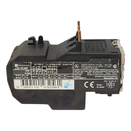 Telemecanique Lr2 D1307 Relevador Termico De Sobrecarga