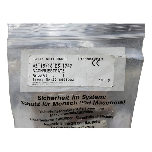 Schmersal Az 15/16 B3-1747 Interruptor De Seguridad Negro