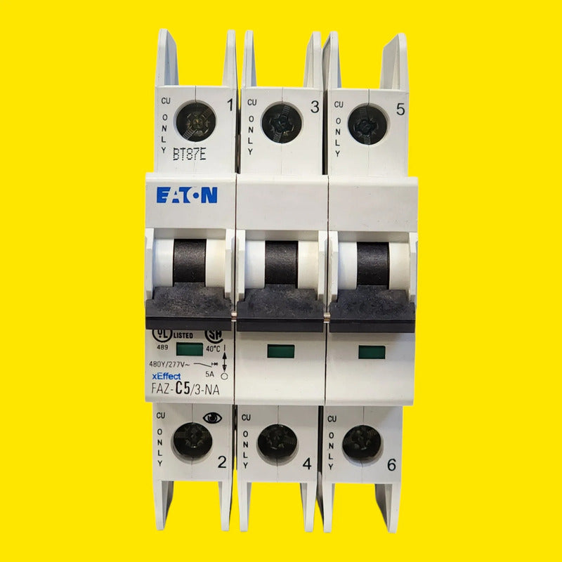 Eaton Faz-c5/3-na Interruptor Termomagnético Tripolar