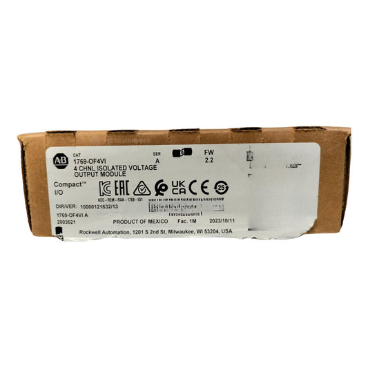 Allen-bradley 1769-of4vi Compact I/o 4chnl Isolated Voltage