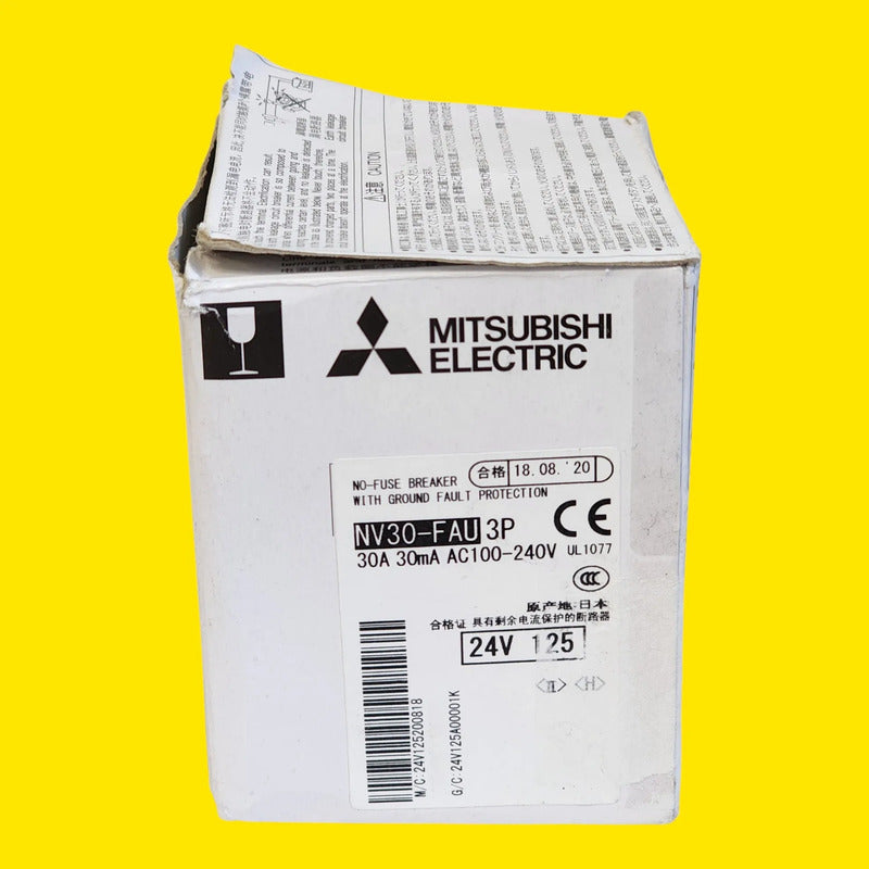 Mitsubishi Nv30-fau 3p Interruptor Automatico 30a