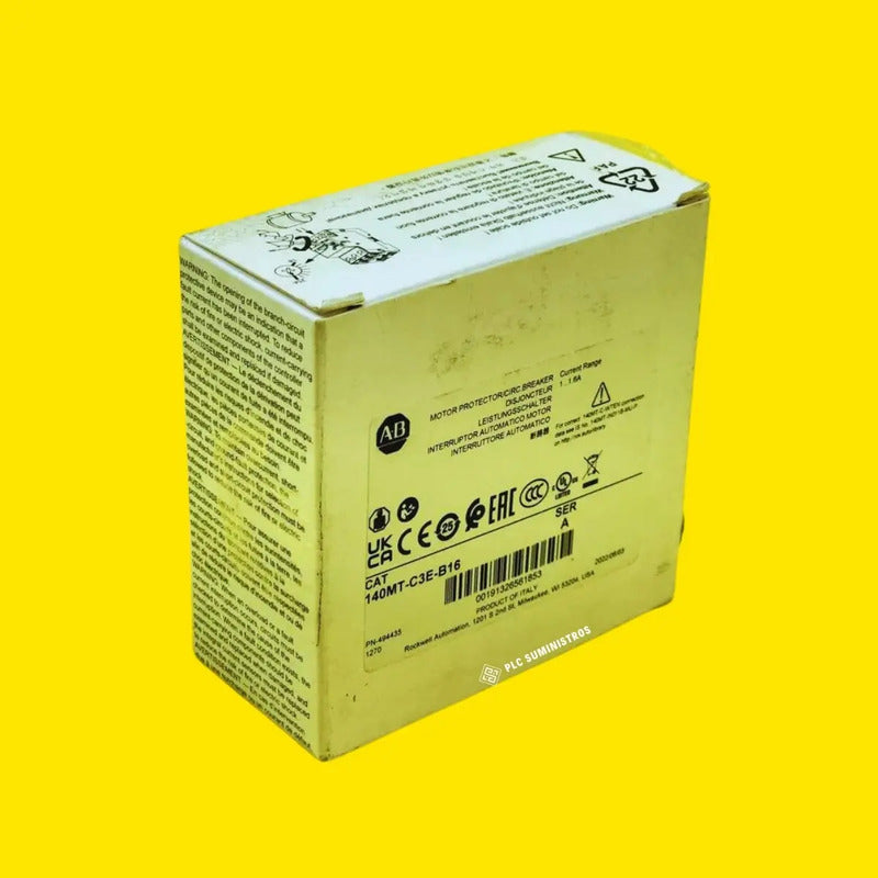Allen Bradley 140mt-c3e-b16 Disyuntor De Proteccion De Motor 50 Hz- 60hz