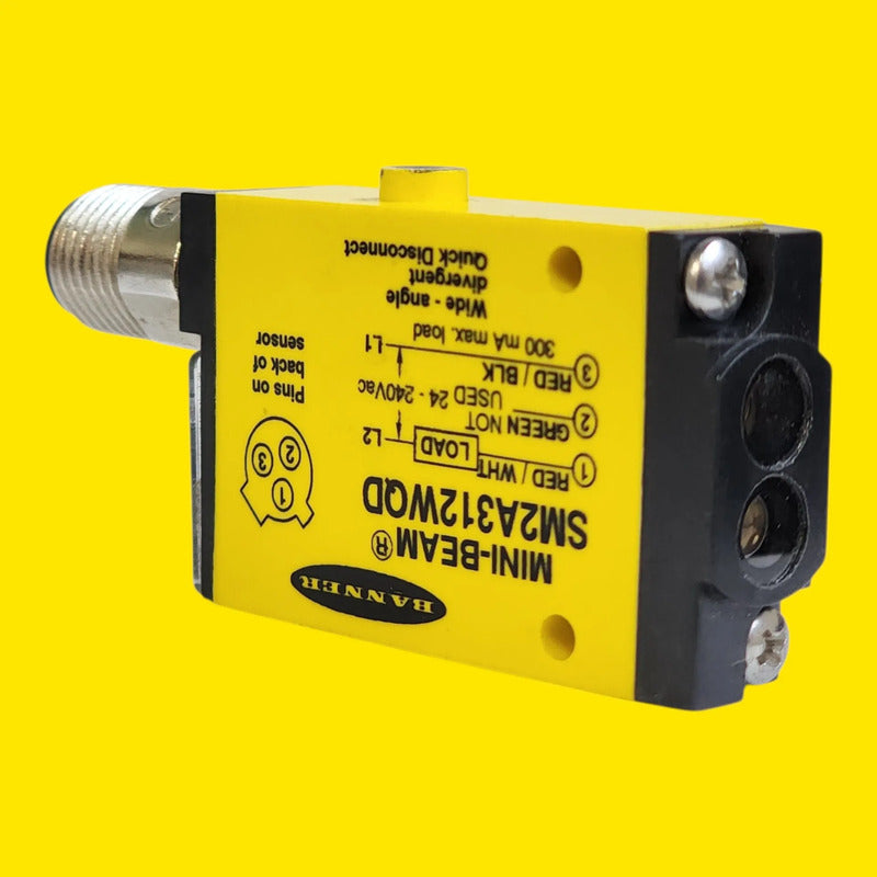 Banner Sm2a312wqd 26893 Sensor Difuso 130mm 24-240vac