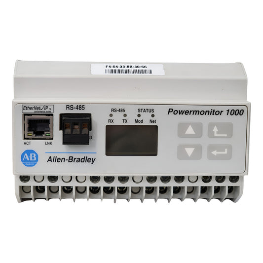 Allen Bradley Powermonitor 1000 1408-ts3a-ent Ethernet