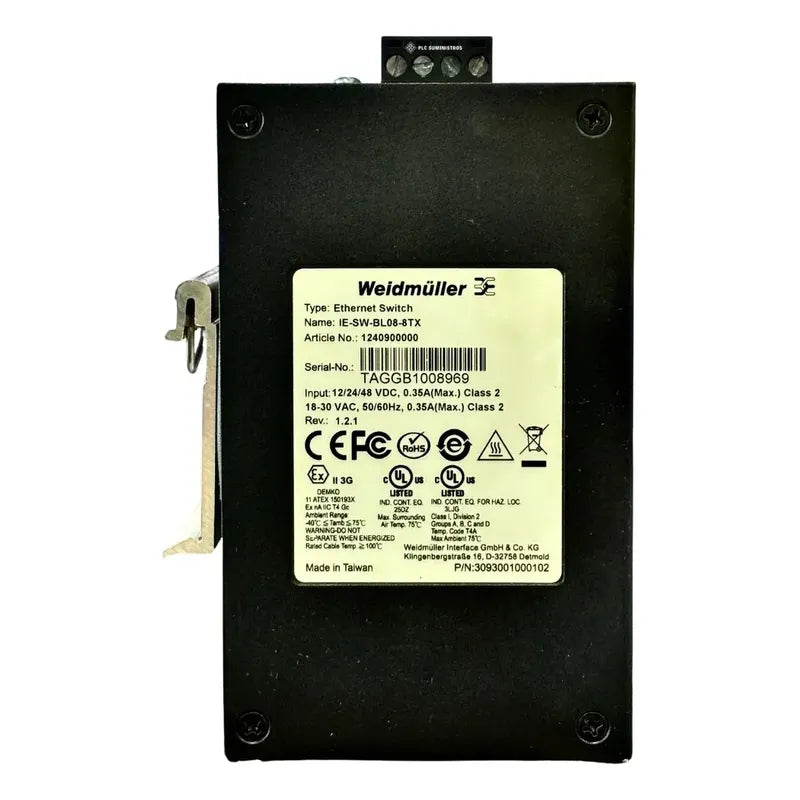 Weidmuller Ie-sw-bl08-8tx Conmutador Para Red