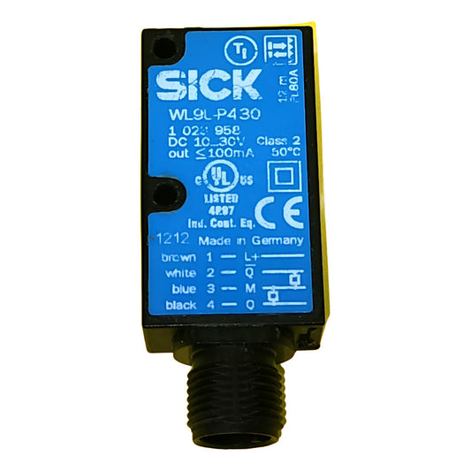 Sick Wl9l-p430 Sensor Fotoelectrico 10-30vcc 4pines Usado -