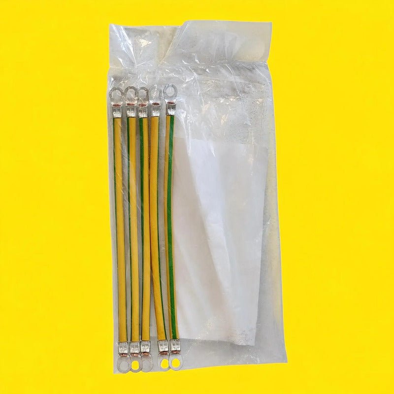 Rittal Sz 2565.100 Cable Tierra M6 10mm2 200mm Amarillo