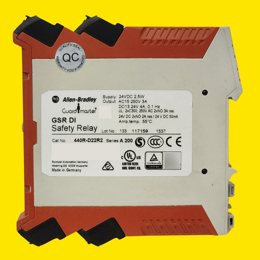 Allen Bradley 440r-d22r2 Relevador De Seguridad 24 V