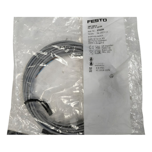 Festo Smt-8m-a-ps-24v-e-5,0-0e Sensor De Proximidad