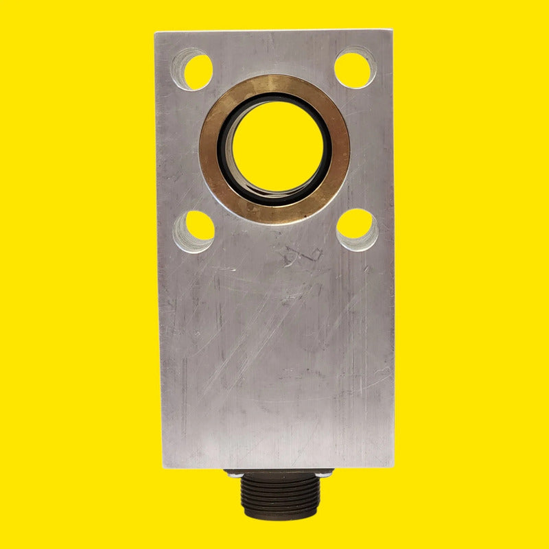 Bloque Mampara Aluminio M12-03000 Con Conector M12 4 Pines