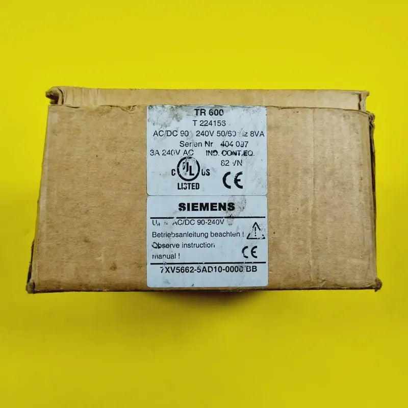 Siemens Tr 600 7xv5662-5ad10-0000/bb T 224156 240v