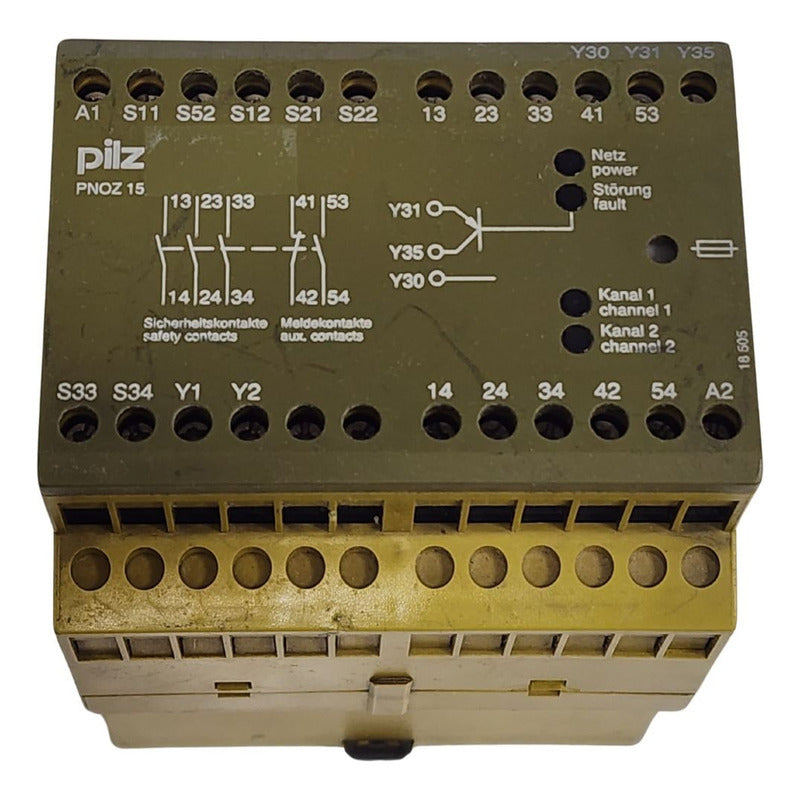 Pilz Pnoz 15 3s/1o 1s Rele De Seguridad 774050
