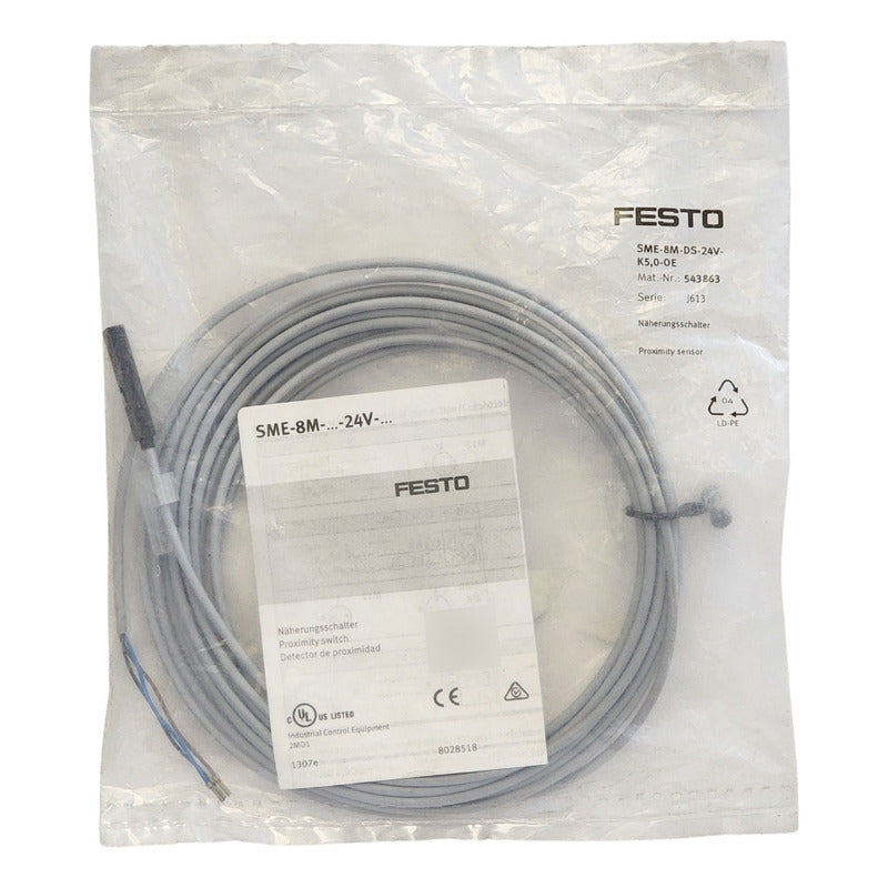 Sensor Proximidad Festo Sme-8m-ds-24v-k-5,0-oe 543863