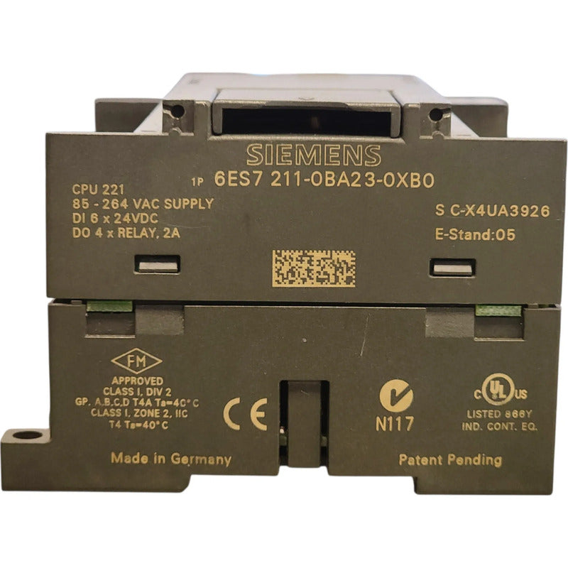 Siemens 6es7211-0ba23-0xb0 Cpu 221 Simatic S7-200
