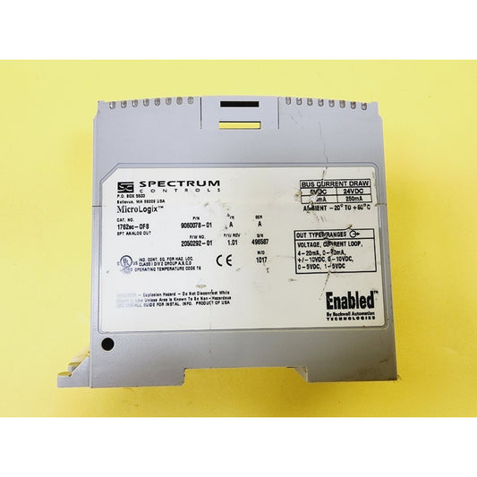 Spectrum 1762sc-0f8 Módulo De Entrada Analógica