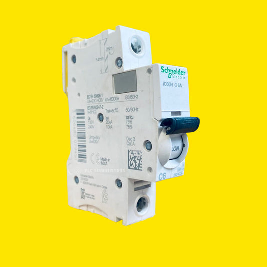 Acti9 Interruptor Termomagnetico Ic60n 1x6a Curva