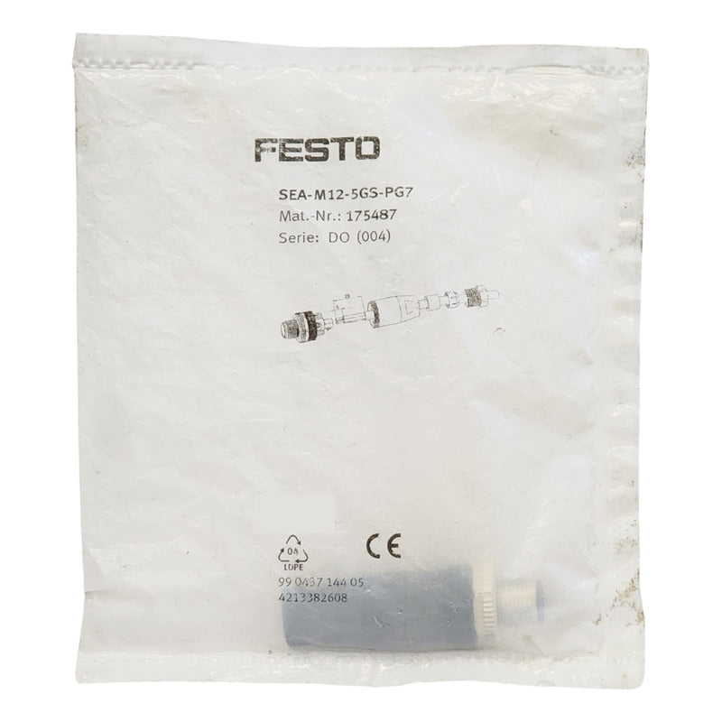 Cable Festo Sea-m12-5gs-pg7 175487 Sensor M12 5 Pines