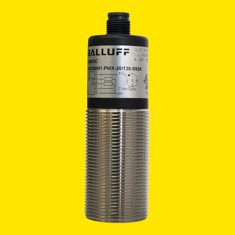 Balluff Bus003c Sensor Ultrasonico M30 Io-link Pnp Ip67 Indu
