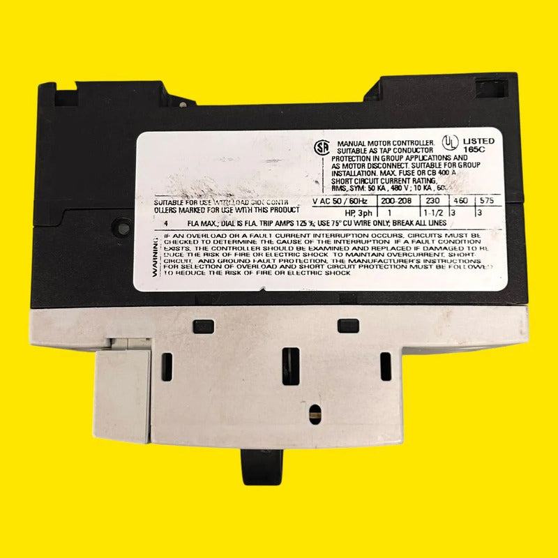 Siemens 3rv1011-1ea15 Guardamotor Sirius 50-60hz