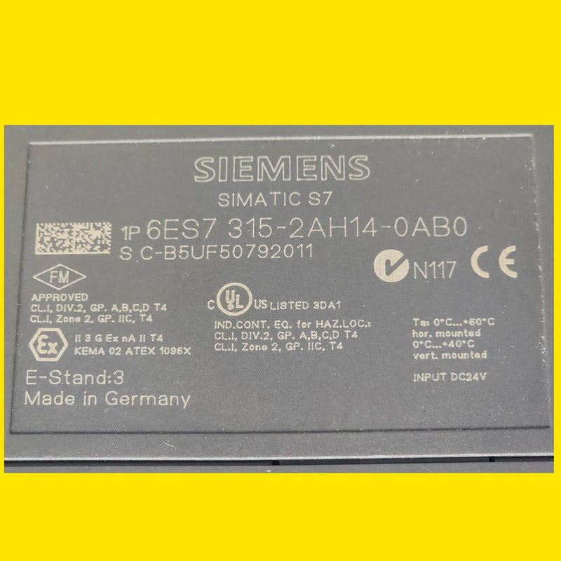 Siemens 6es7312-1ad10-0ab0 Procesador Cpu S7-300