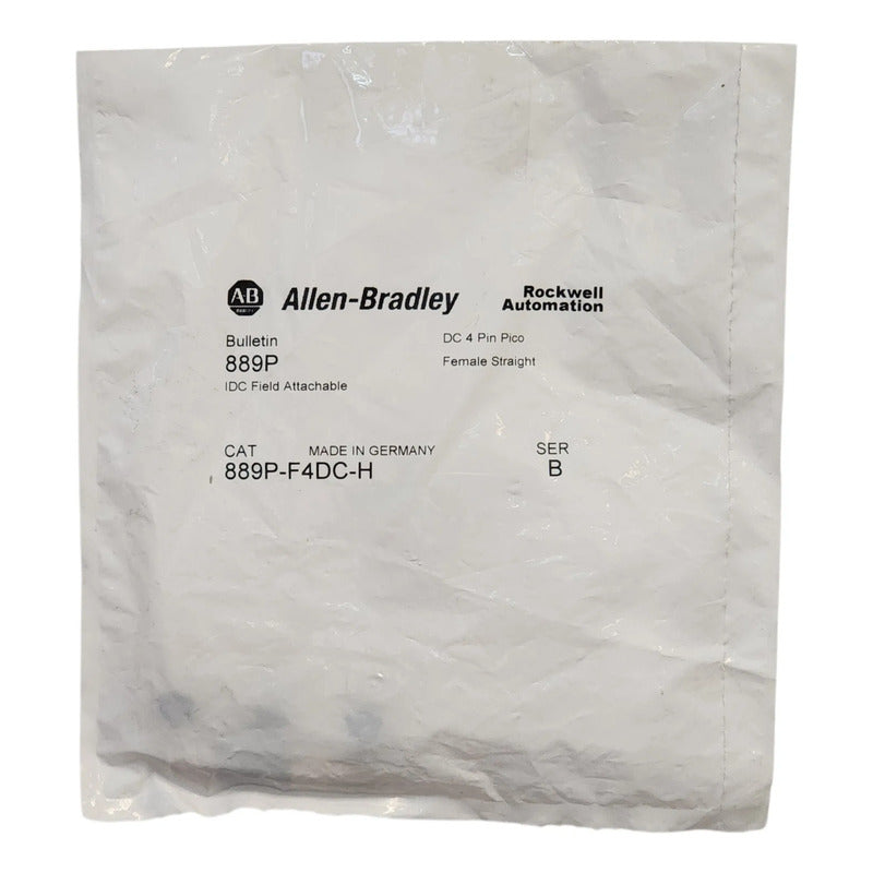 Allen-bradley 889p-f4dc-h Conector M8 Hembra 4 Pines