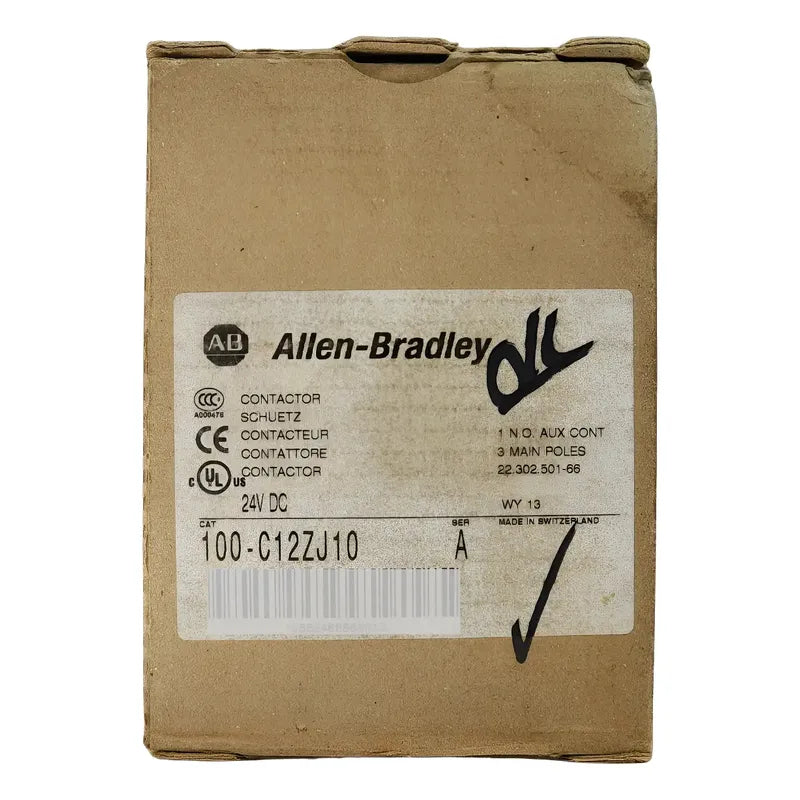 Allen-bradley 100-c12zj10 Contactor De Control