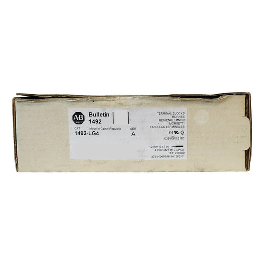 Bloque Terminal Tierra Allen-bradley 1492-lg4 (42 Pzs)
